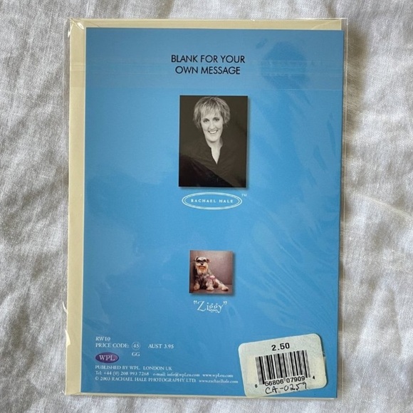 Rachael Hale Dog Stationary Greeting Card - Ziggy - Picture 4 of 4